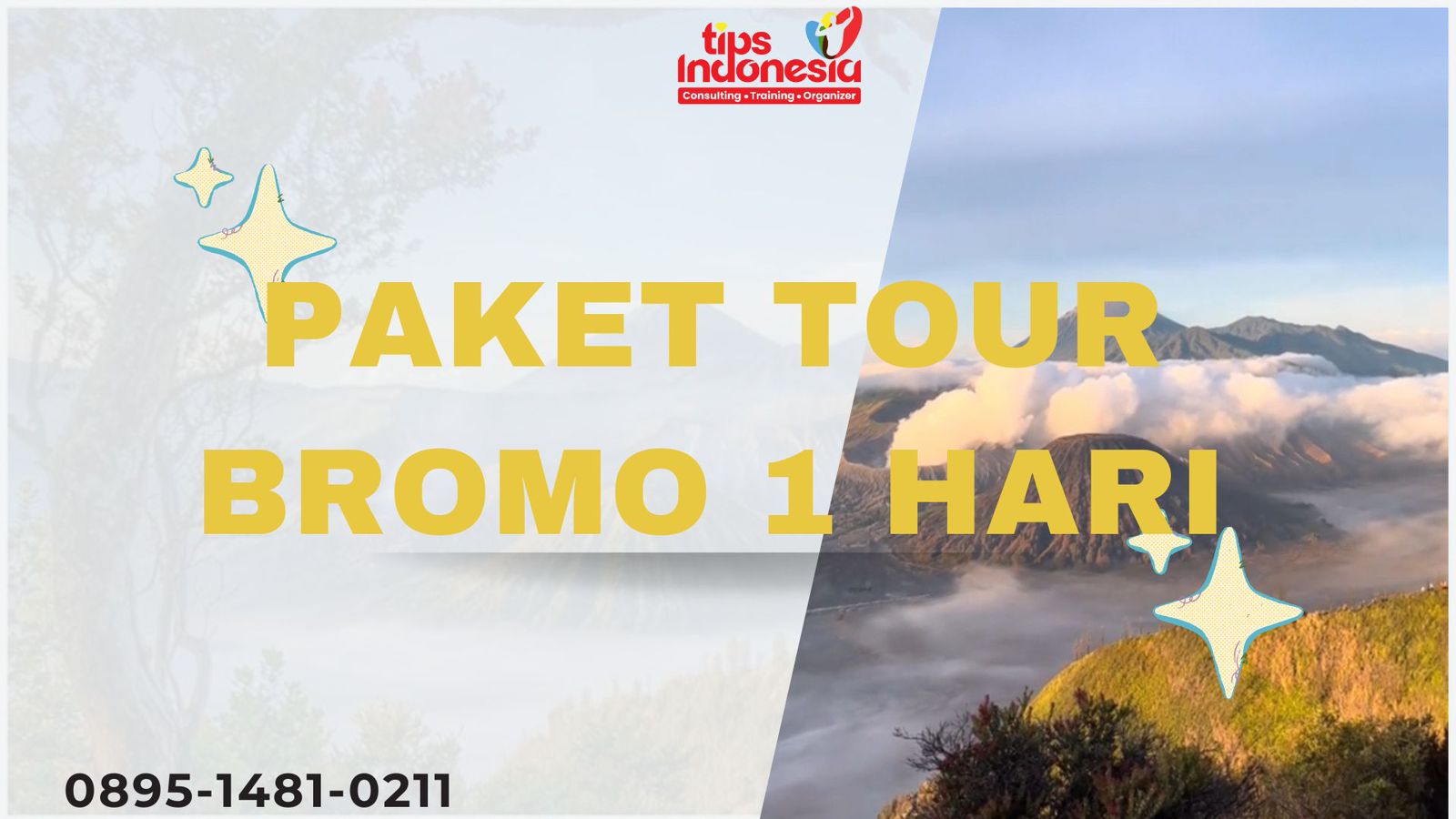 PAKET TOUR BROMO 1 HARI | TIPS INDONESIA | 0895-1481-0211