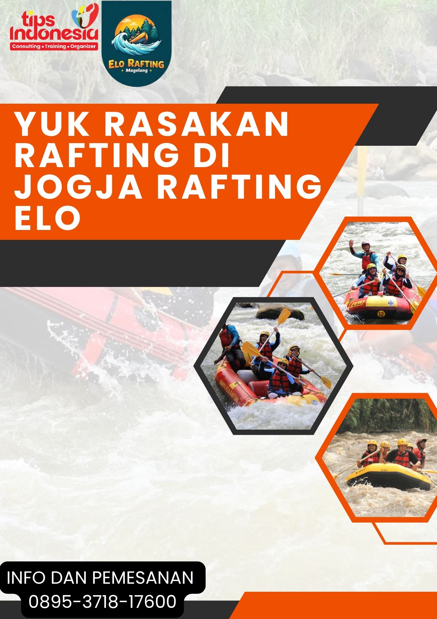 RASAKAN SENSASI DI SUNGAI JOGJA | RAFTING ELO | CALL 0895-3718-17600