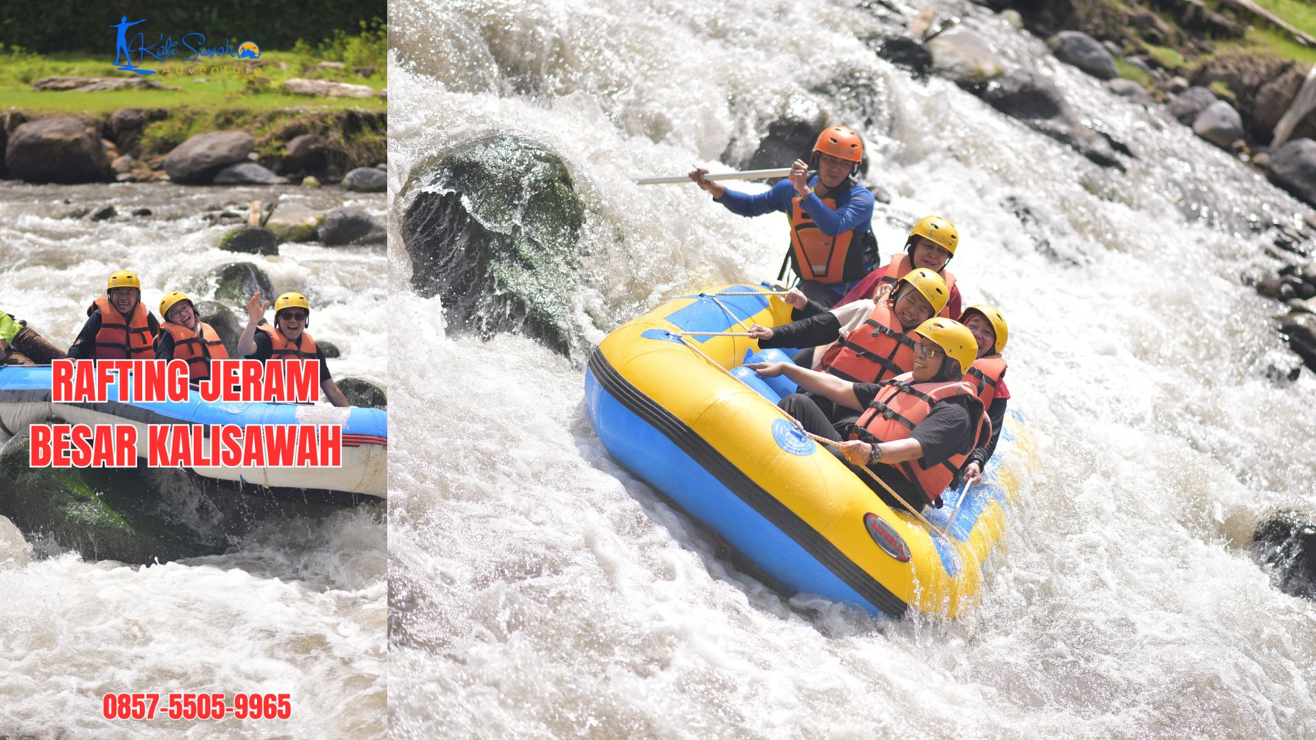 RAFTING JERAM BESAR KALISAWAH | RAFTING KALISAWAH | 0857-5505-9965