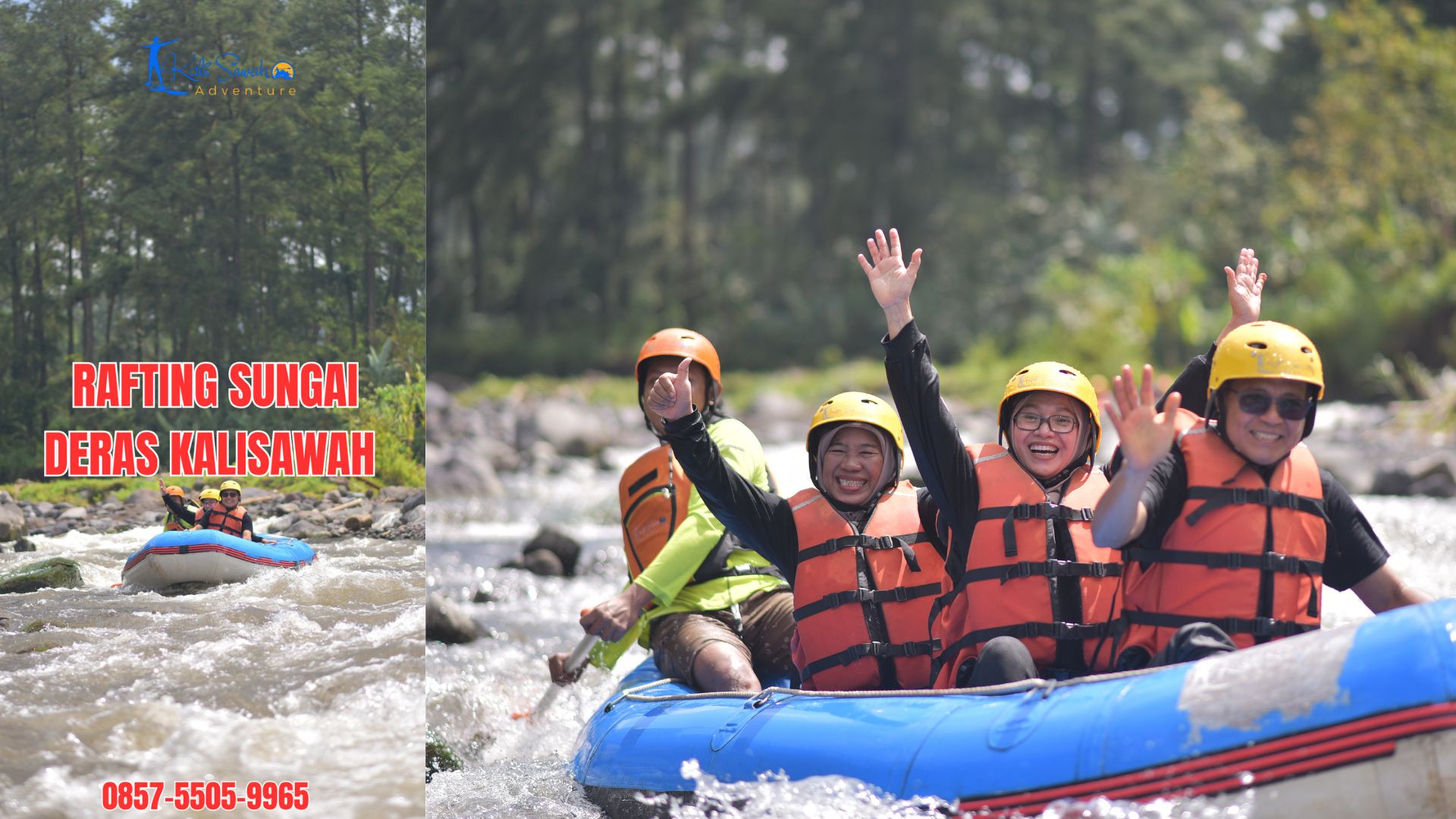 RAFTING SUNGAI DERAS KALISAWAH | RAFTING. KALISAWAH | 0857-5505-9965