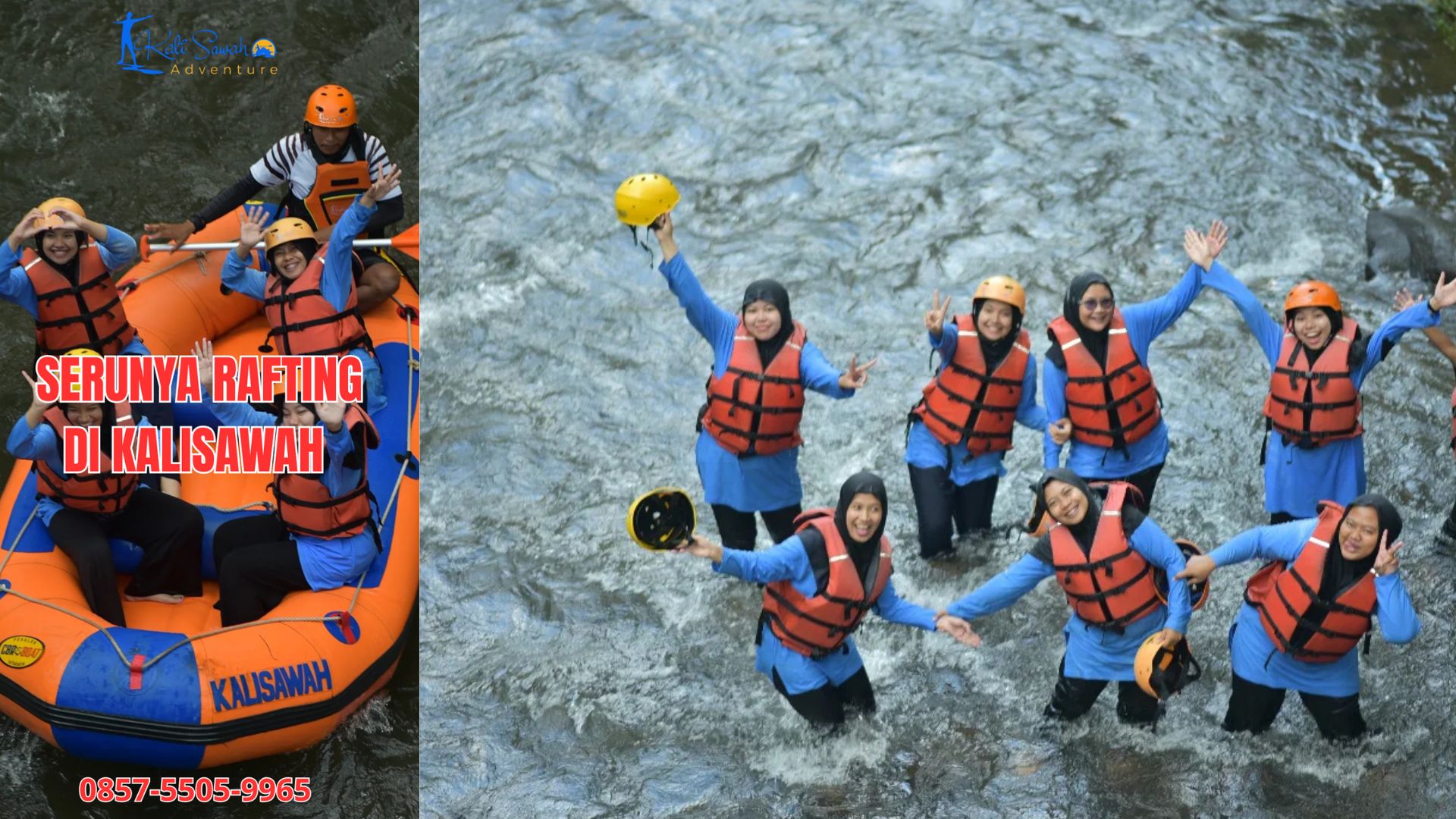 SERUNYA RAFTING DI KALISAWAH | RAFTING KALISAWAH | 0857-5505-9965
