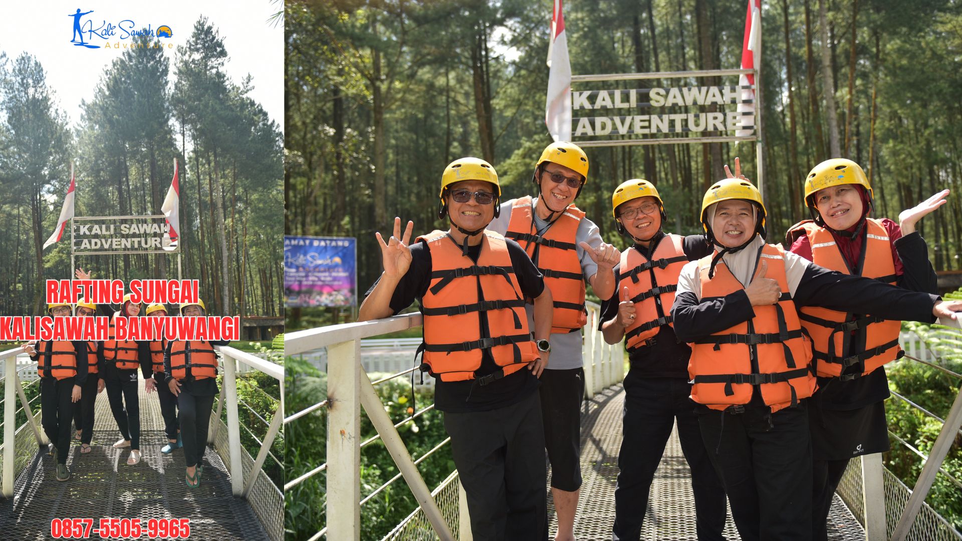 RAFTING SUNGAI KALISAWAH BANYUWANGI | RAFTTING KALISAWAH | 0857-5505-9965