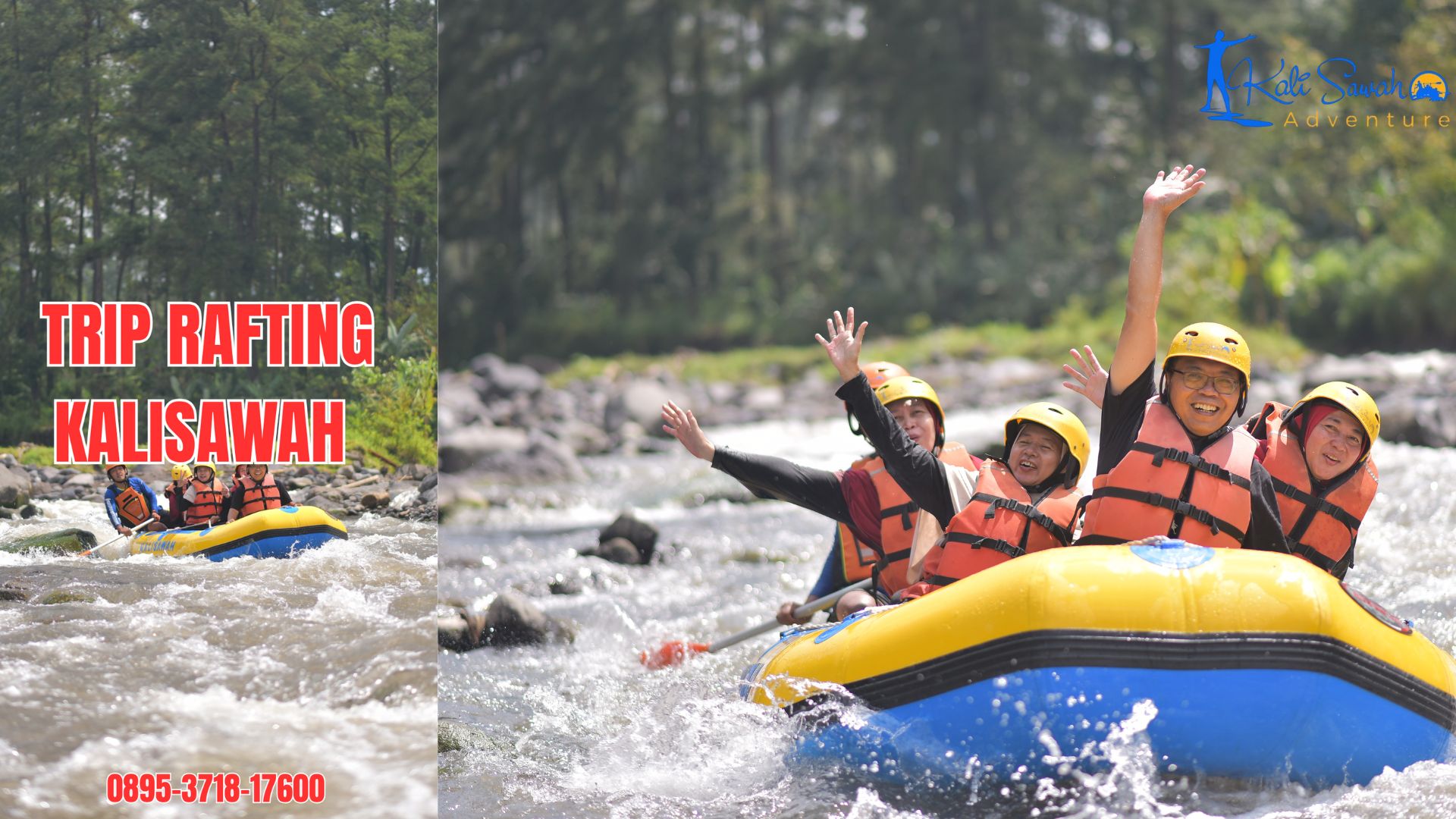TRIP RAFTING KALISAWAH | RAFTING KALISAWAH | 0895-3718-17600