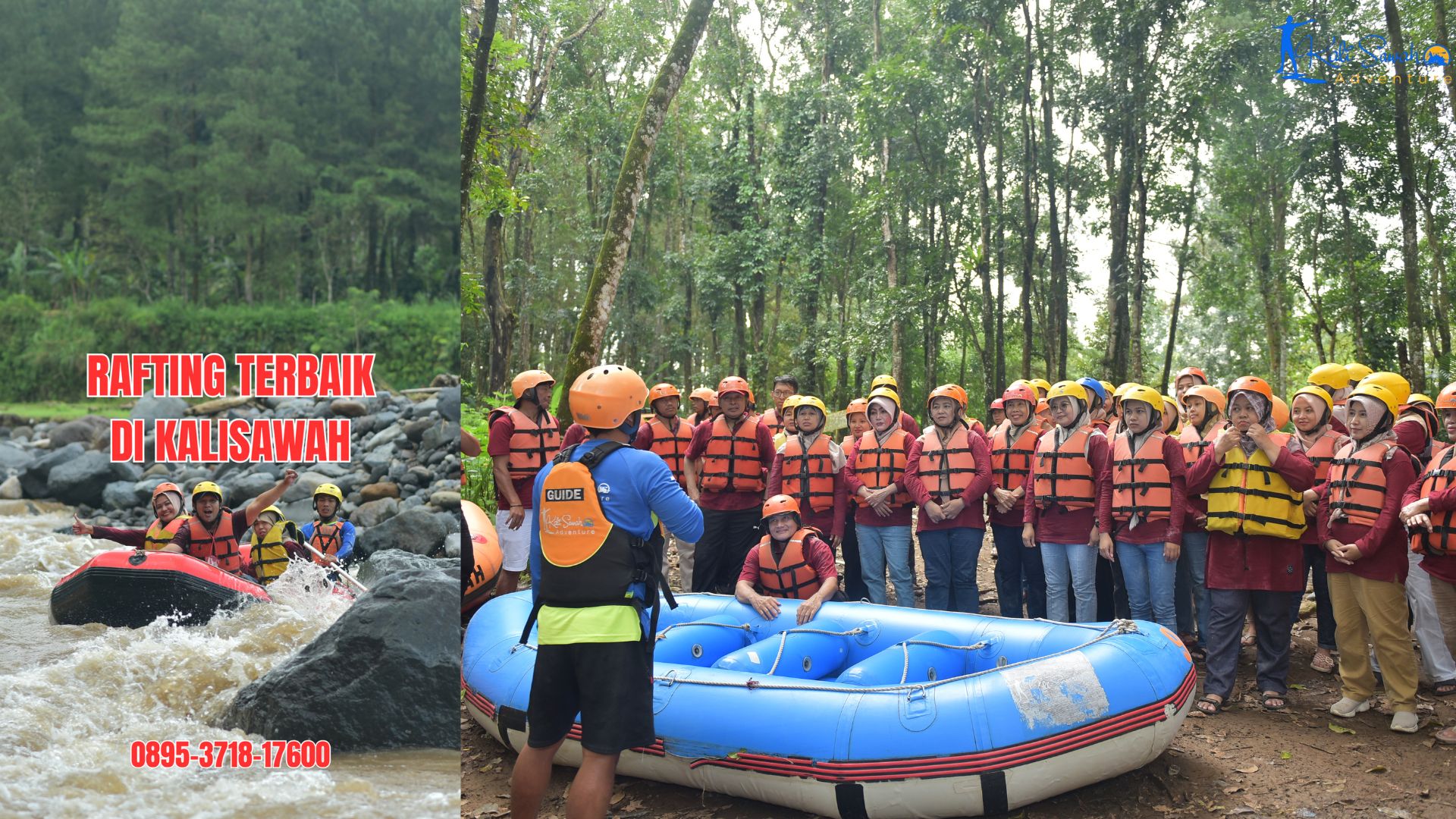 RAFTING TERBAIK DI KALISAWAH | RAFTING KALISAWAH | 0895-3718-17600