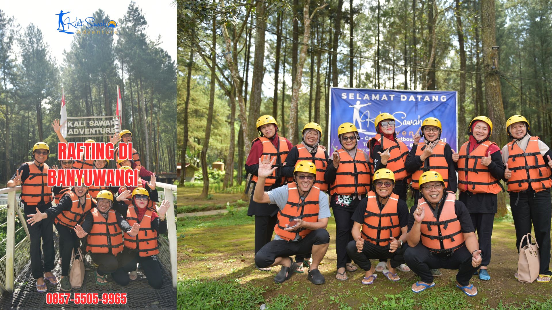 RAFTING DI KALISAWAH | RAFTING KALISAWAH | 0895-3718-17600