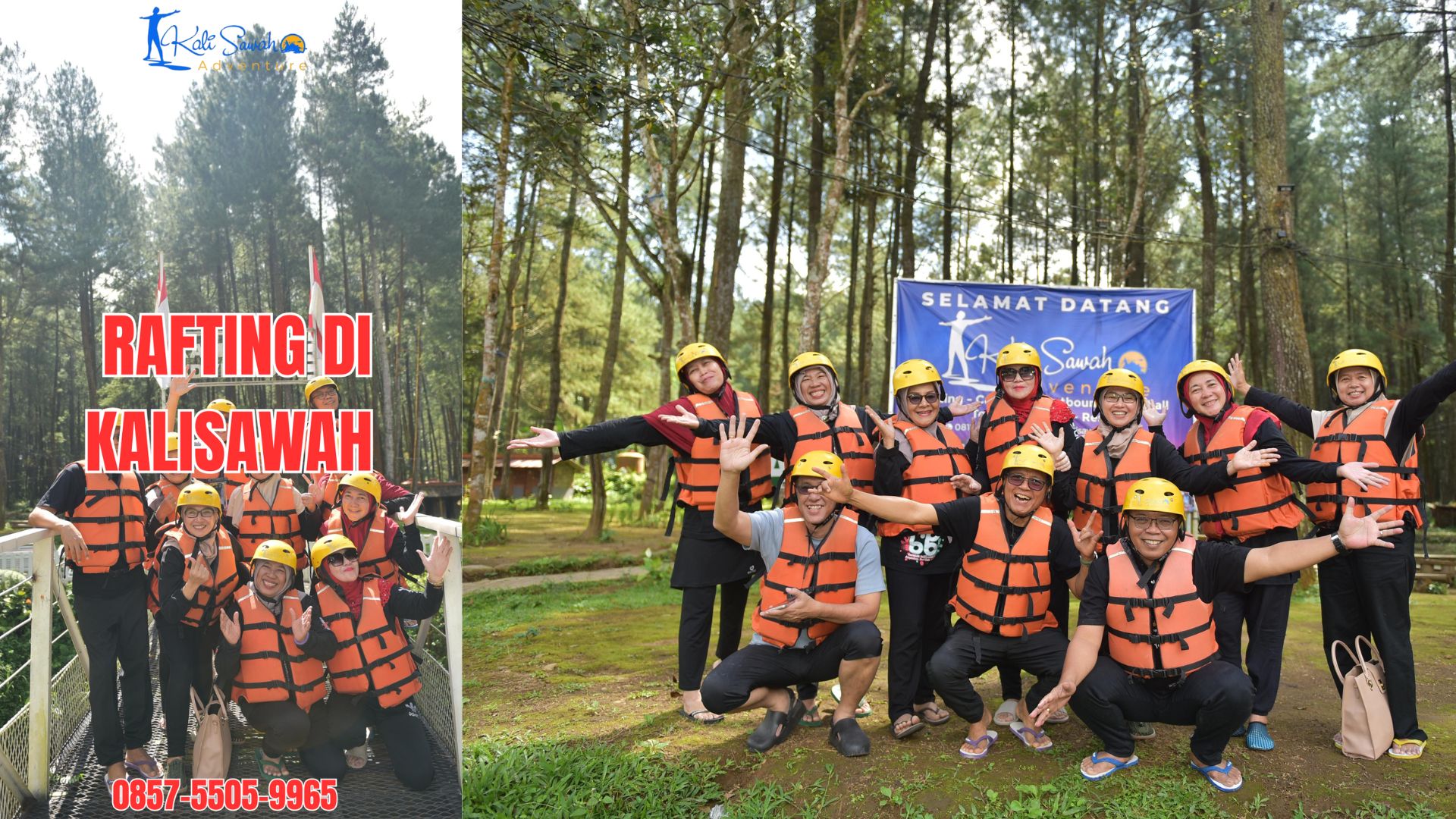 RAFTING DI KALISAWAH | RAFTING KALISAWAH | 0857-5505-9965