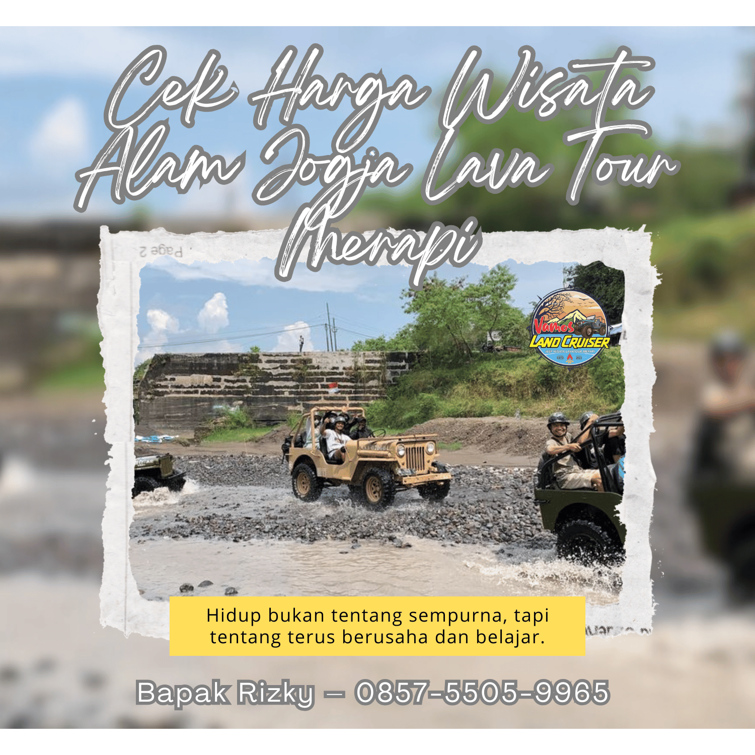 CEK HARGA WISATA ALAM JOGJA LAVA TOUR MERAPI - OUTBOUND INDONESIA