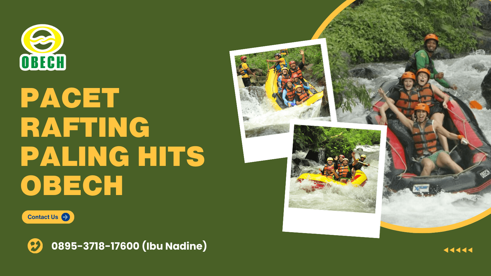 PACET RAFTING PALING HITS OBECH | RAFTING OBECH | 0895-3718-17600