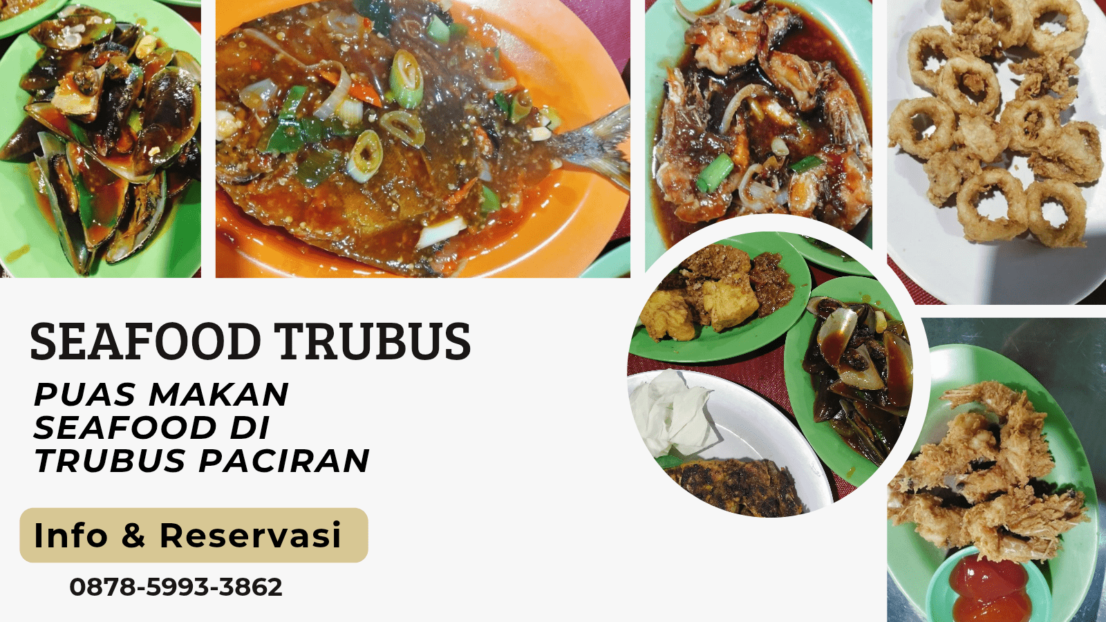 PUAS MAKAN SEAFOOD DI TRUBUS PACIRAN | SEAFOOD TRUBUS | 0878-5993-3862