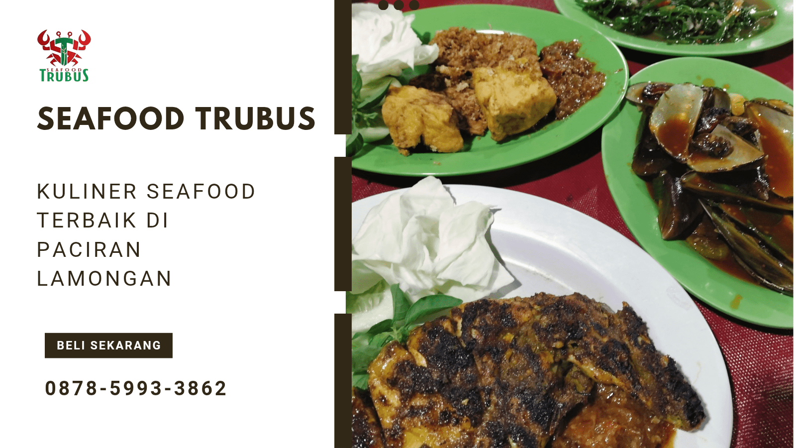 KULINER SEAFOOD TERBAIK DI PACIRAN LAMONGAN | SEAFOOD TRUBUS | 0878-5993-3862