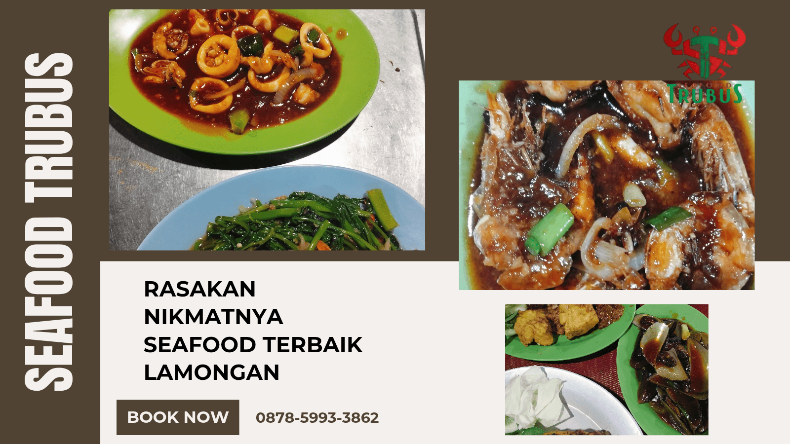 RASAKAN NIKMATNYA SEAFOOD TERBAIK LAMONGAN | SEAFOOD TRUBUS | 0878-5993-3862