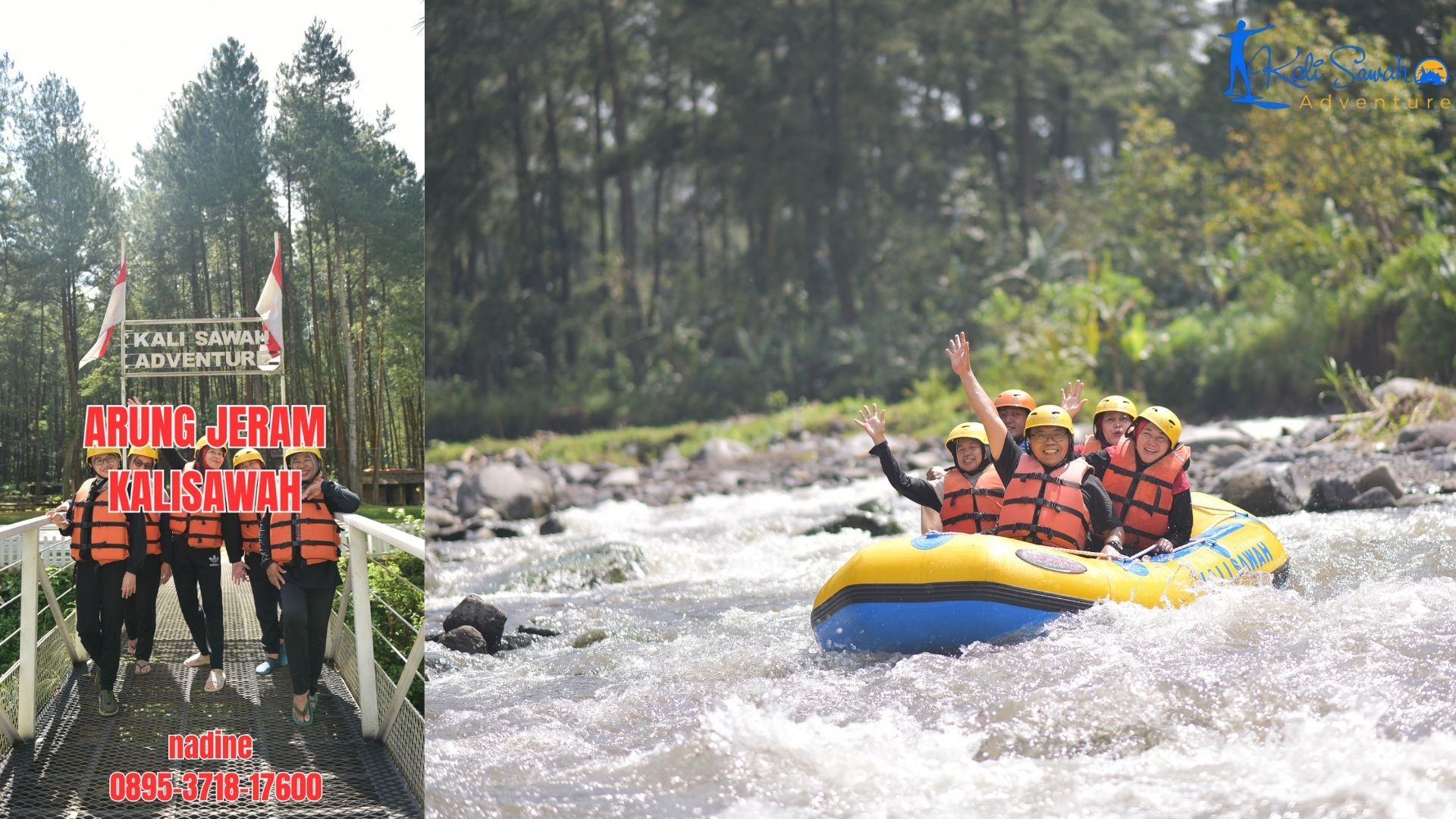 ARUNG JERAM KALISAWAH | RAFTING KALISAWAH | 0895-3718-17600