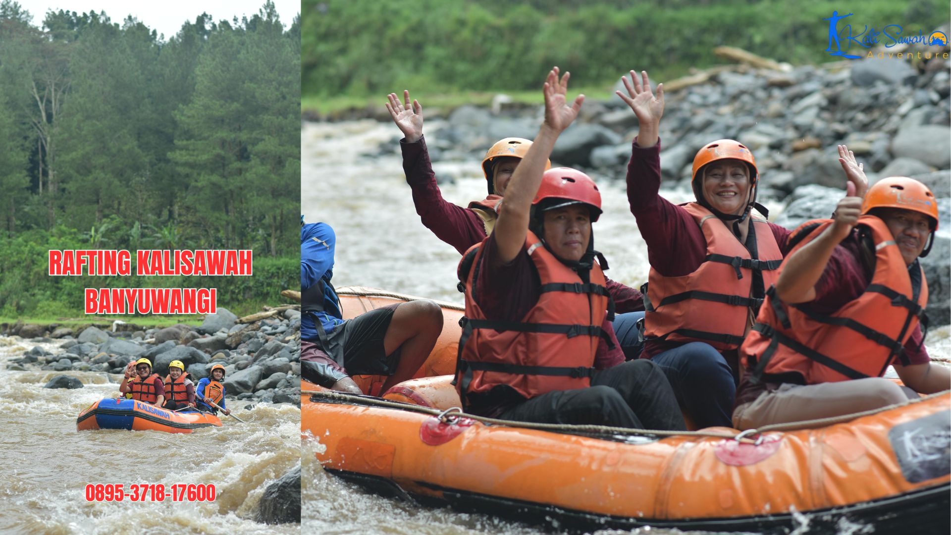 RAFTING KALISAWAH BANYUWANGI | RAFTING KALISAWAH | 0895-3718-17600