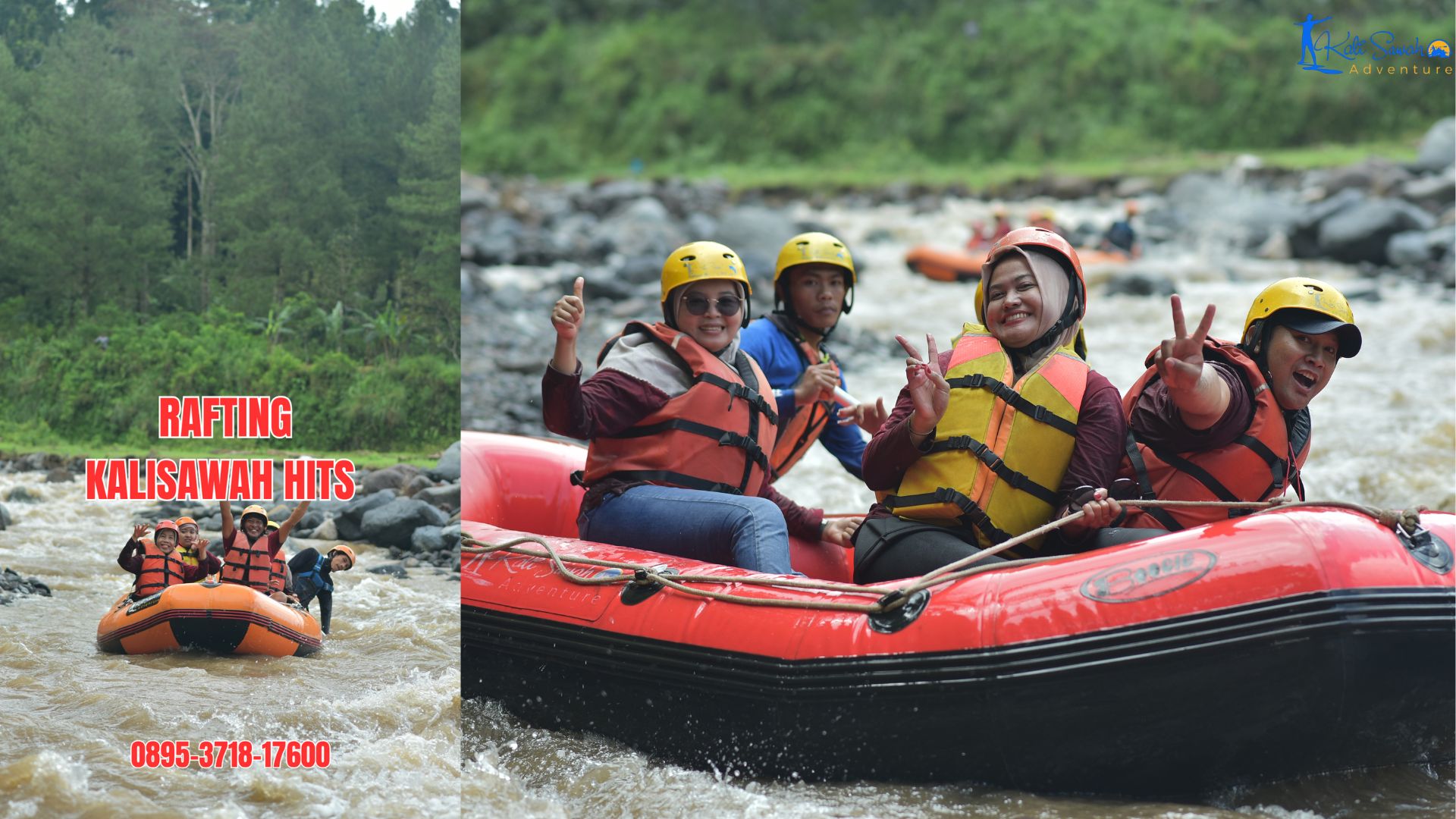 RAFTING KALISAWAH HITS | RAFTING KALISAWAH | 0895-3718-17600